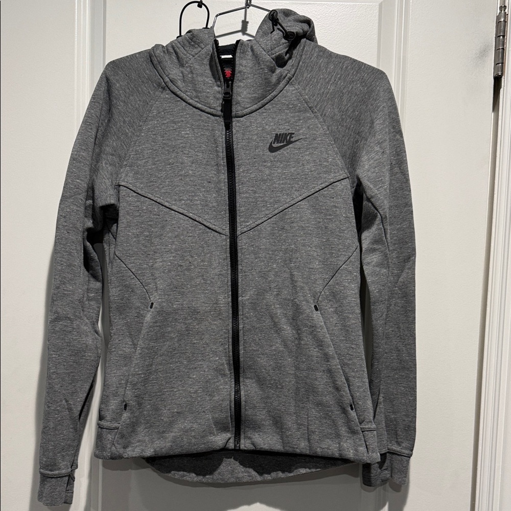 Women’s Nike Charcoal Full-Zip Hoodie. Size small.